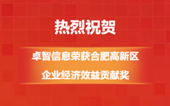 热烈祝贺!乐鱼足球体育_乐鱼(中国)信息荣获合肥高新区企业经济效益贡献奖
